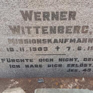 WITTENBERG Werner 1903-1956