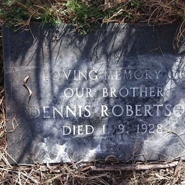 ROBERTSON Dennis -1928