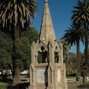 Eastern Cape, QUEENSTOWN, War Memorial, Morosi Rebellion 1879 and Basuto War 1880-1881