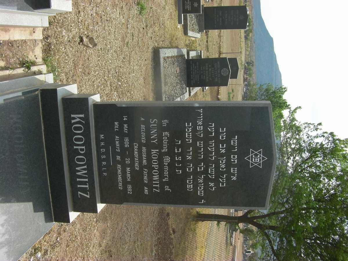 KOOPOWITZ Sunny 1906-1982