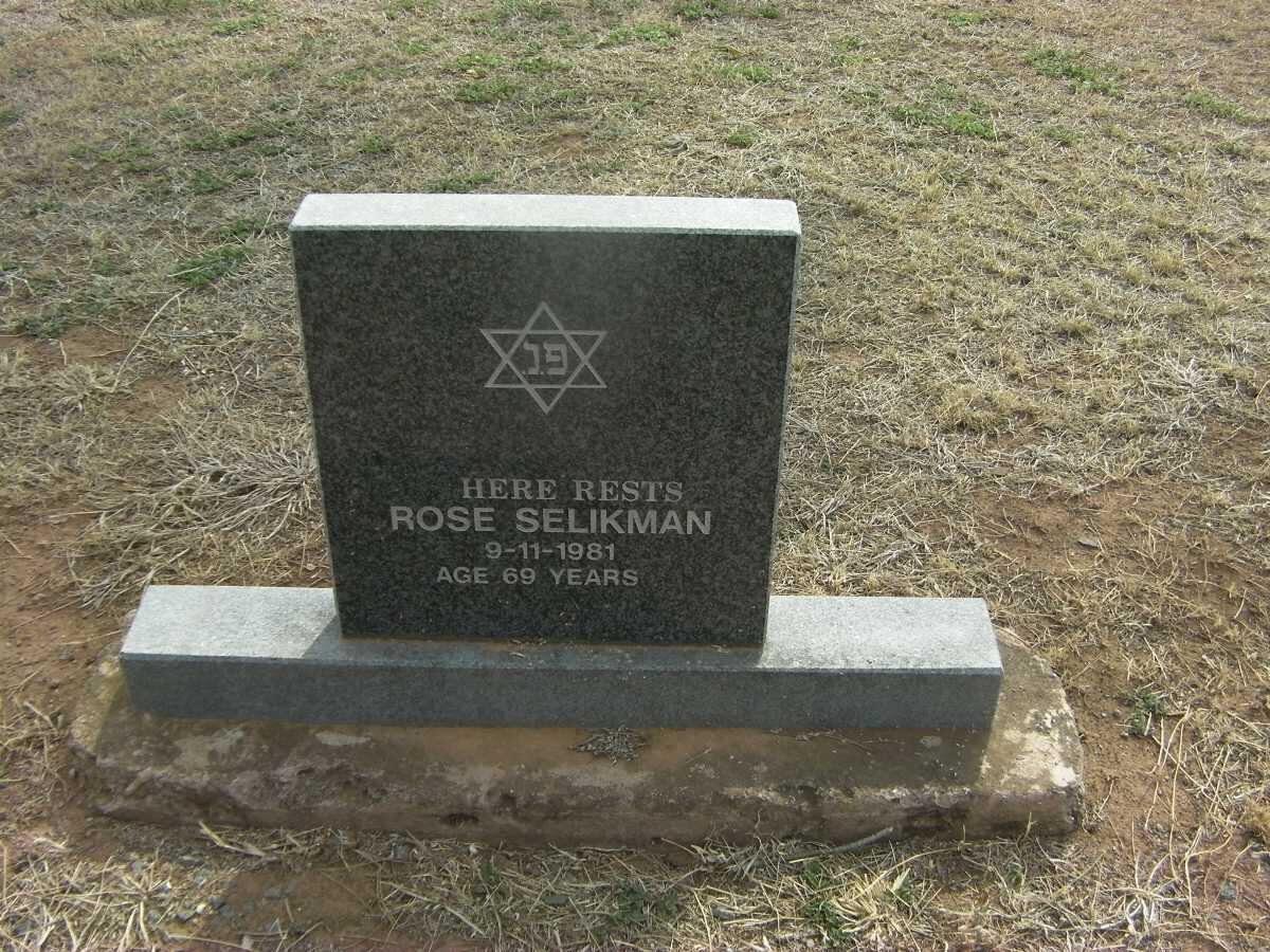 SELIKMAN Rose -1981