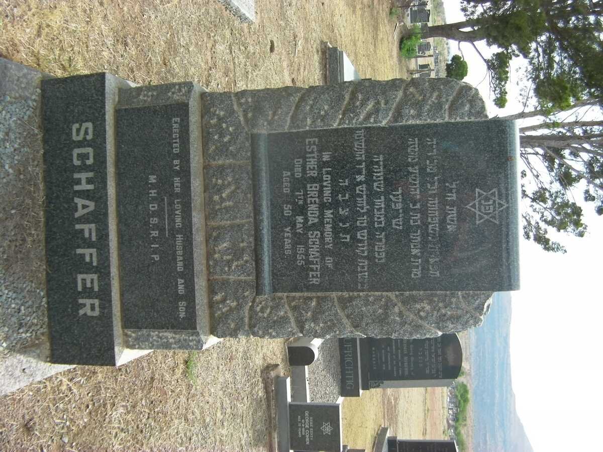 SCHAFFER Esther Brenda -1955