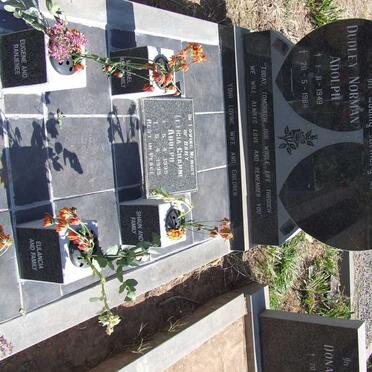 ADOLPH Dudley Norman 1949-1984 :: ADOLPH Leticia Charne 1995-1995