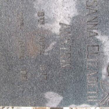 AUSTRIN Ernest Nathaniel 1862-1952 &amp; Susanna Elizabeth 1877-1961