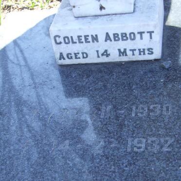 ABBOTT Coleen 1930-1932