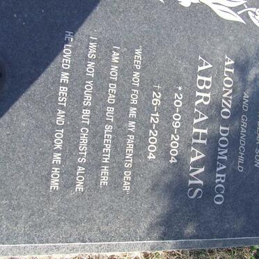 ABRAHAMS Alonzo Domarco 2004-2004