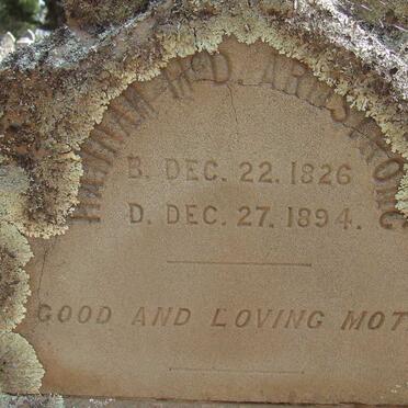 ARMSTRONG Hannah McD 1826-1894