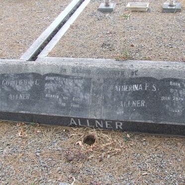 ALLNER Gottlieb K.G. 1890-1965 &amp; Catherina F.S. GREEF 1894-1964