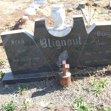 BLIGNAUT Fred -1971 &amp; Rosy -1982