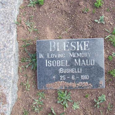 BLESKE Charles Martin 1907-1956 &amp; Isobel Maud BUSHELL 1910-
