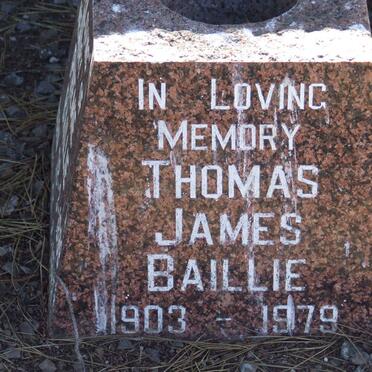 BAILLIE Thomas James 1903-1979