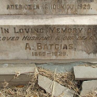 BATCIAS A. 1869-1929