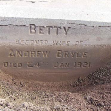 BRYCE Betty -1921