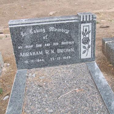 BROWN Abraham R.K. 1944-1949
