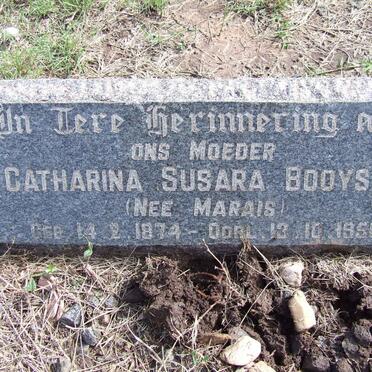 BOOYSEN Catharina Susara nee MARAIS 1874-1958