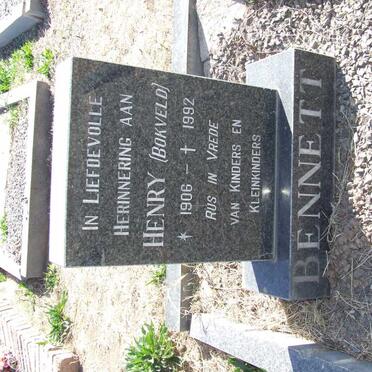 BENNETT Henry 1906-1992