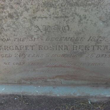 BERTRAM Francis A? -1879 :: BERTRAM Edwin Hancorn -1879 :: BERTRAM Margaret Rosina -1879