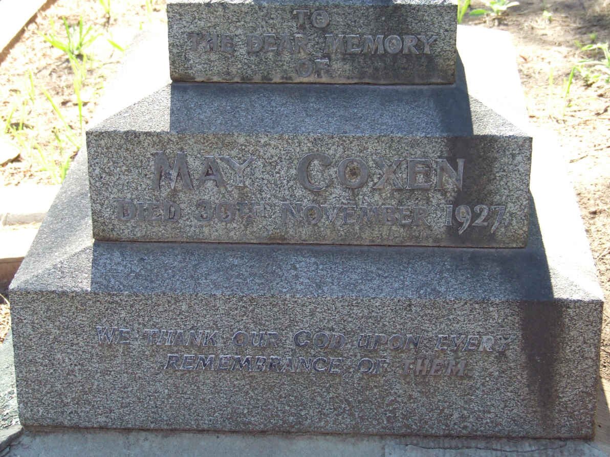 COXEN May -1927