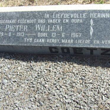 COETZER Pieter Willem 1913-1967