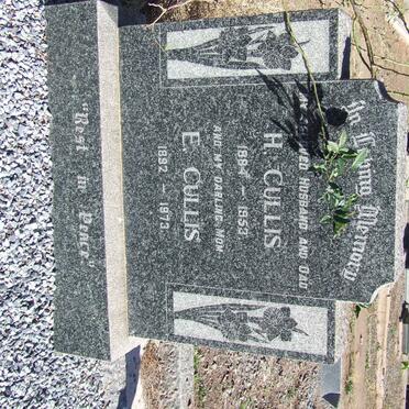 CULLIS H. 1884-1953 &amp; E. 1892-1973