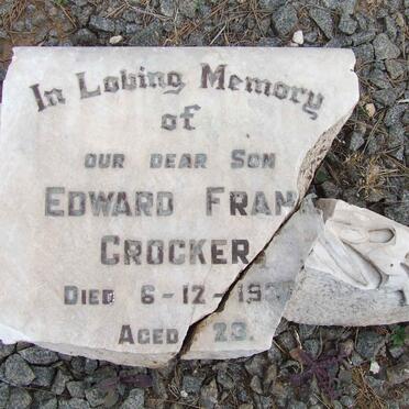 CROCKER Edward Frank -1937