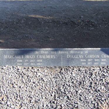 CHALMERS Douglas Gordon 1882-1968 &amp; Margaret Hugo 1889-1967