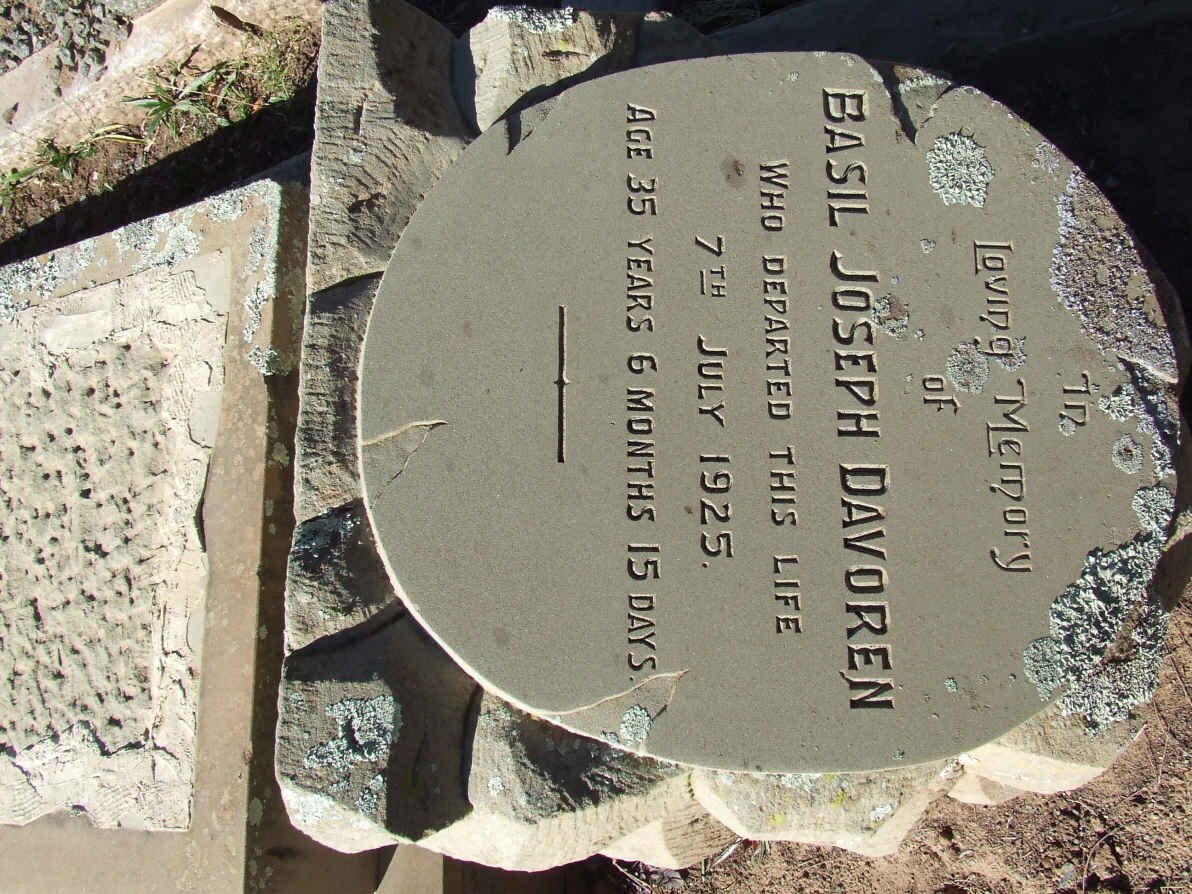 DAVOREN Basil Joseph -1925