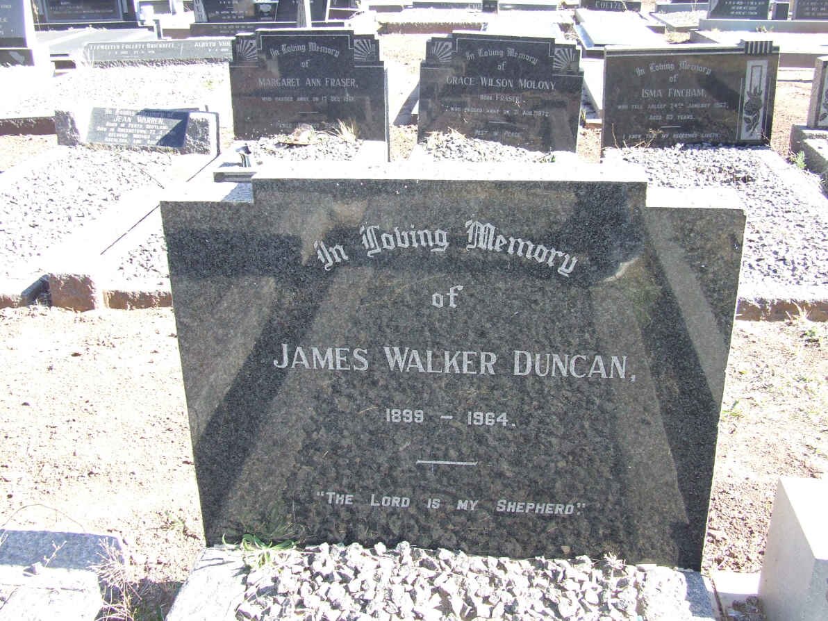 DUNCAN James Walker 1899-1964