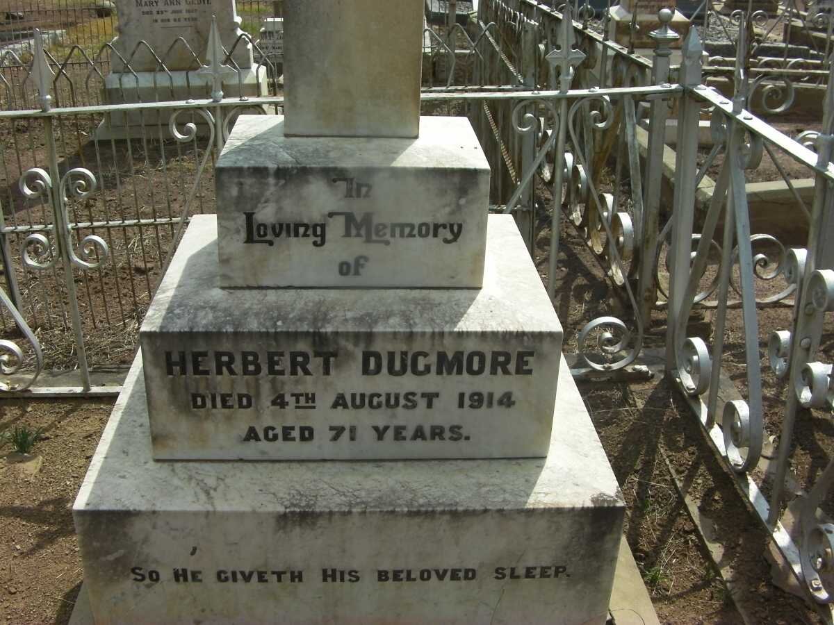 DUGMORE Herbert  -1914