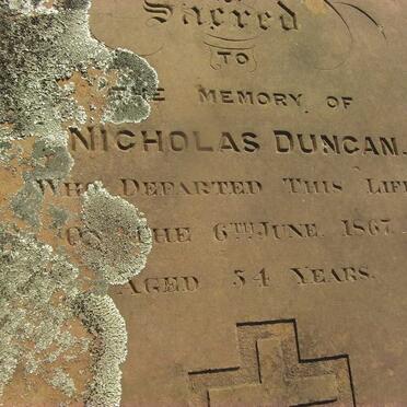 DUNCAN Nicholas  -1867