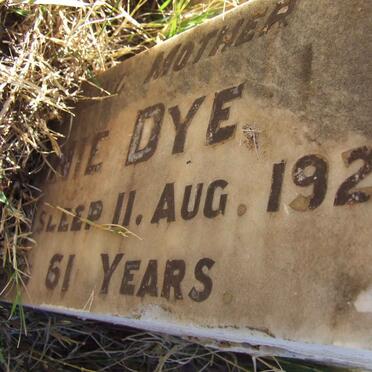 DYE Annie -1923