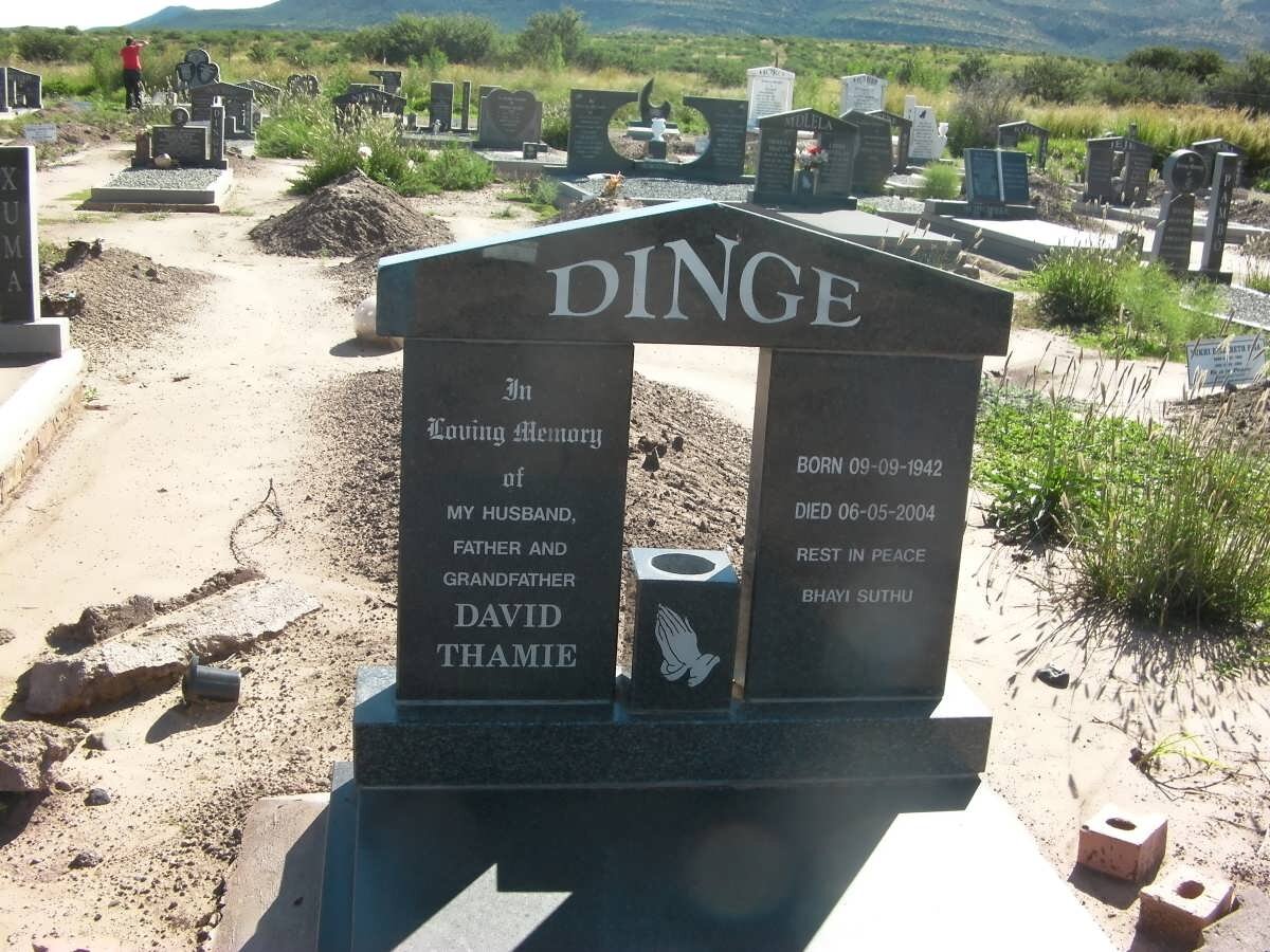 DINGE David Thamie 1942-2004