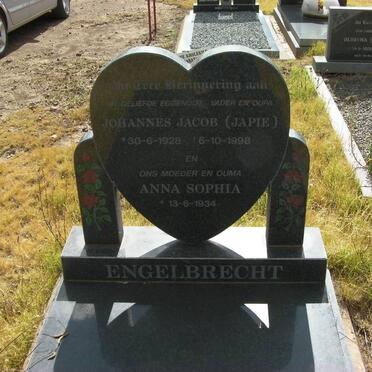 ENGELBRECHT Johannes Jacob 1928-1998 &amp; Anna Sophia 1934-