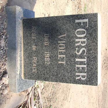 FORSTER Violet -1982