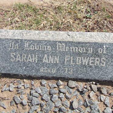 FLOWERS Sarah Ann