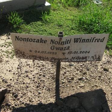 GWAZA Nontazake Noiniti Winnifred 1925-2004