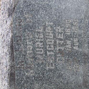 GUTTER Daniel Henry Victor 1893-1982 &amp; Muriel Estcourt 1890-1951