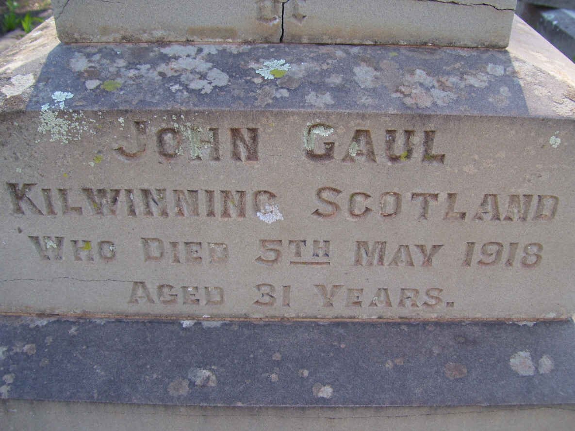 GAUL John -1918
