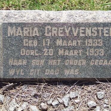 GREYVENSTEIN Marie 1933-1933