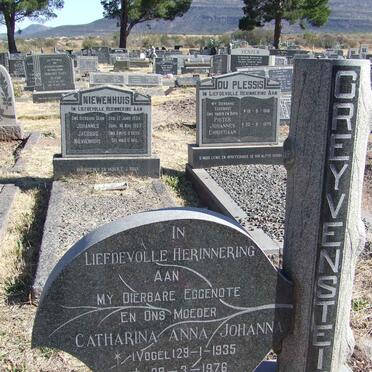 GREYVENSTEIN Catharina Anna Johanna nee VOGEL 1935-1976