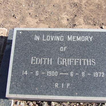 GRIFFITHS Edith 1900-1972