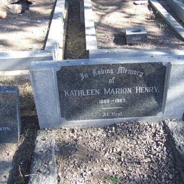 HENRY Kathleen Marion 1899-1967