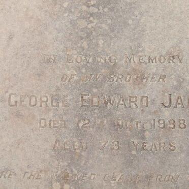 JAMES George Edward -1938