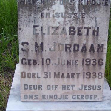 JORDAAN Elizabeth S.M. 1936-1938