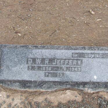 JEFFERY O.W.R. 1890-1949