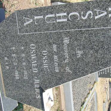 KASCHULA Oswald Julius 1922-1988 &amp; Lena  KOBUS 1926-2007