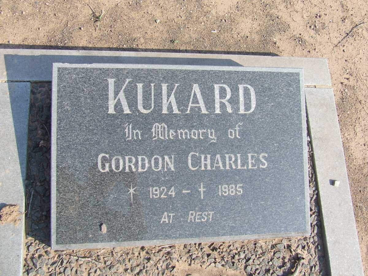 KUKARD Gordon Charles 1924-1985