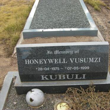 KUBULI Honeywell Vusumzi 1975-1999