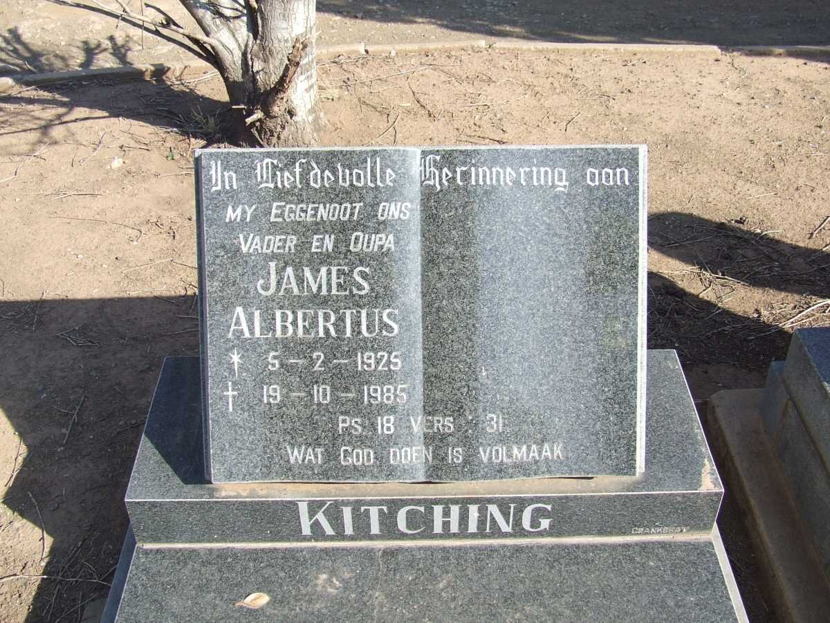KITCHING James Albertus 1925-1985