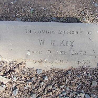 KEY W.R. 1872-1923